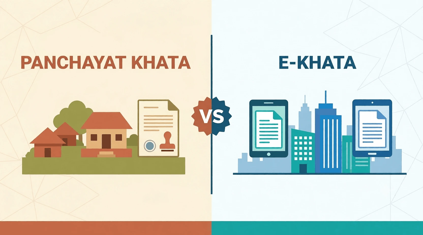 Panchayat Khata vs E-Khata comparison for Bangalore properties - Marvel Consultants